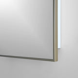 18-in x 30-in Surface Mount Gold Mirrored Arched Medicine Cabinet
