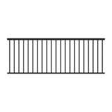Freedom Margate 8-ft x 36-in Matte Black Aluminum Deck Rail Kit