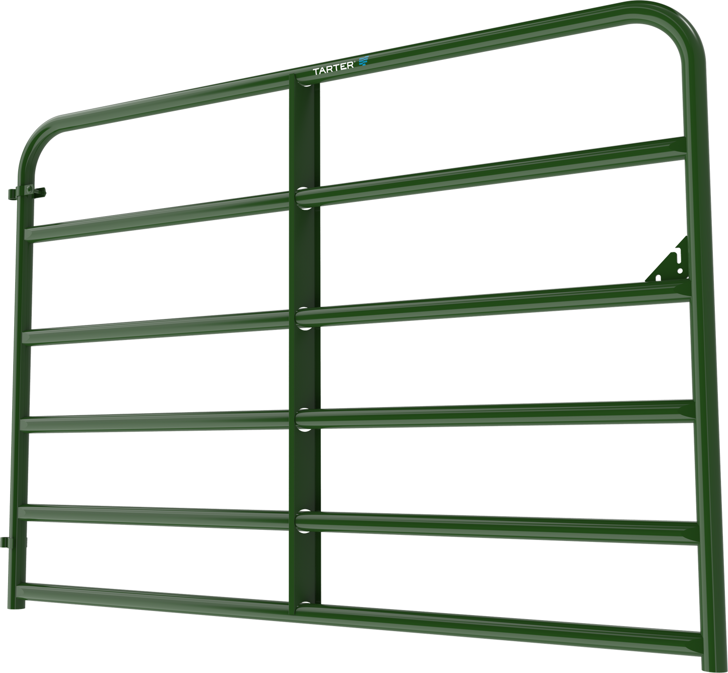 Tarter 4-ft H x 6-ft W Green Powder Over E-coat Steel Farm Corral Fence Gate
