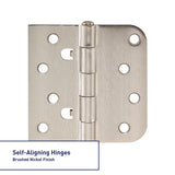 Therma-Tru Benchmark Doors TerraCourt 36-in x 80-in Fiberglass Center Arch Lite Left-Hand Inswing Ready to Paint Unfinished Prehung Single Front Door with Brickmould