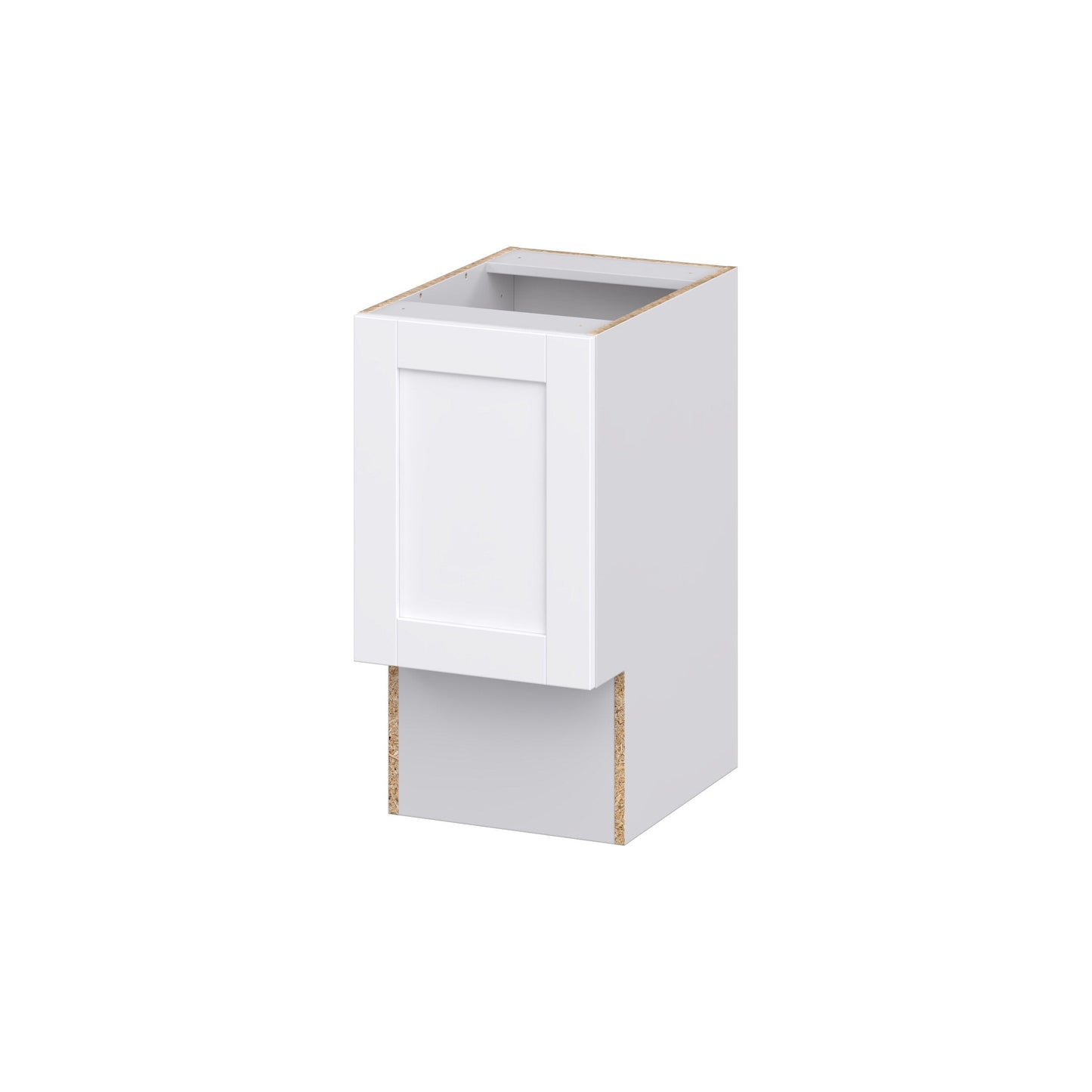 Hugo&Borg Rosemont 15-in W x 34.5-in H x 21-in D Glacier White Base Fully Assembled Cabinet (Recessed Panel Shaker Door Style)