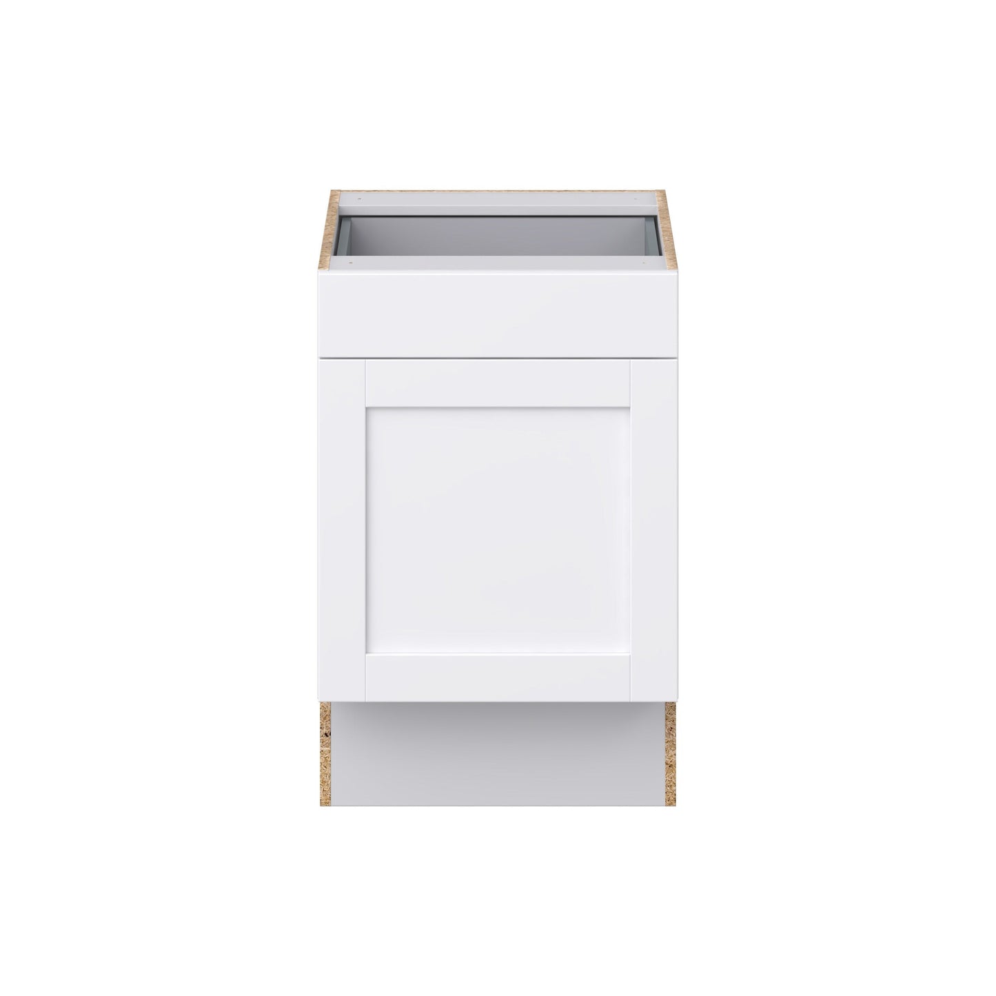 Hugo&Borg Rosemont 21-in W x 34.5-in H x 24-in D Glacier White Base Fully Assembled Cabinet (Recessed Panel Shaker Door Style)