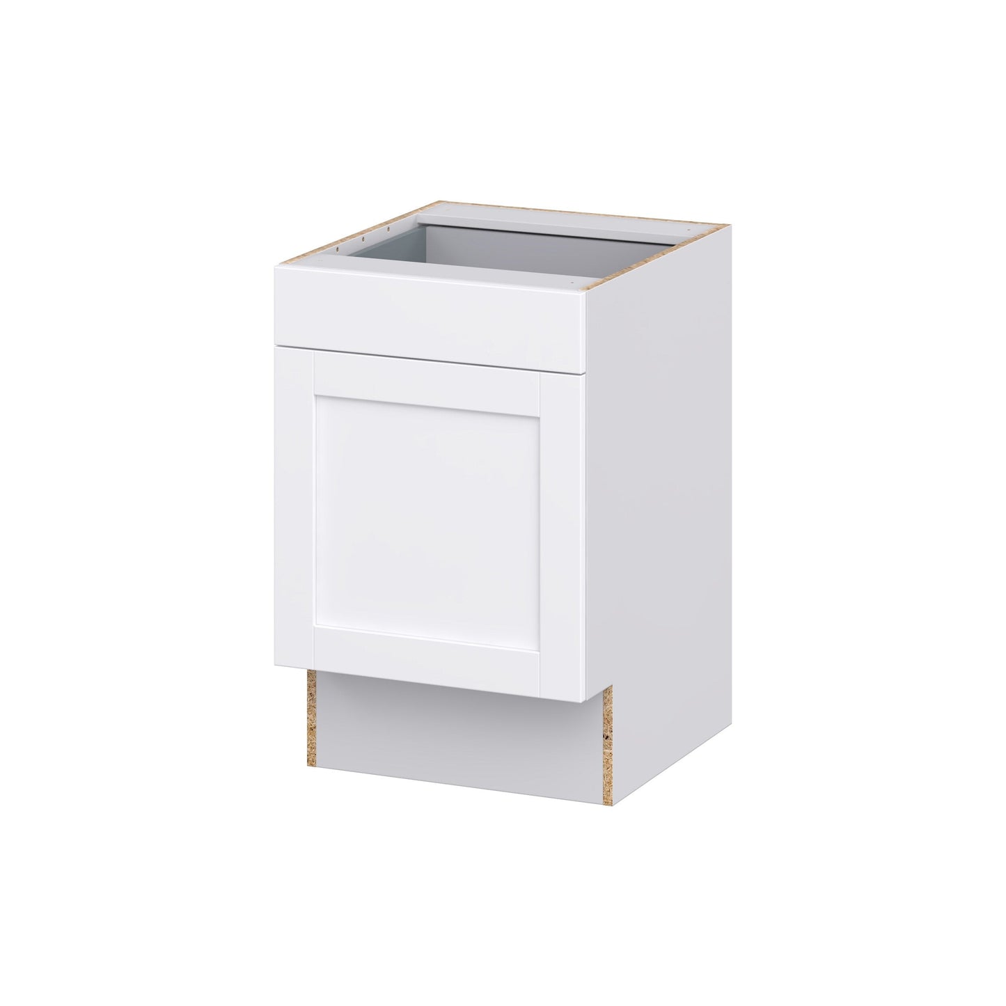 Hugo&Borg Rosemont 21-in W x 34.5-in H x 24-in D Glacier White Base Fully Assembled Cabinet (Recessed Panel Shaker Door Style)