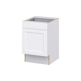 Hugo&Borg Rosemont 21-in W x 34.5-in H x 24-in D Glacier White Base Fully Assembled Cabinet (Recessed Panel Shaker Door Style)