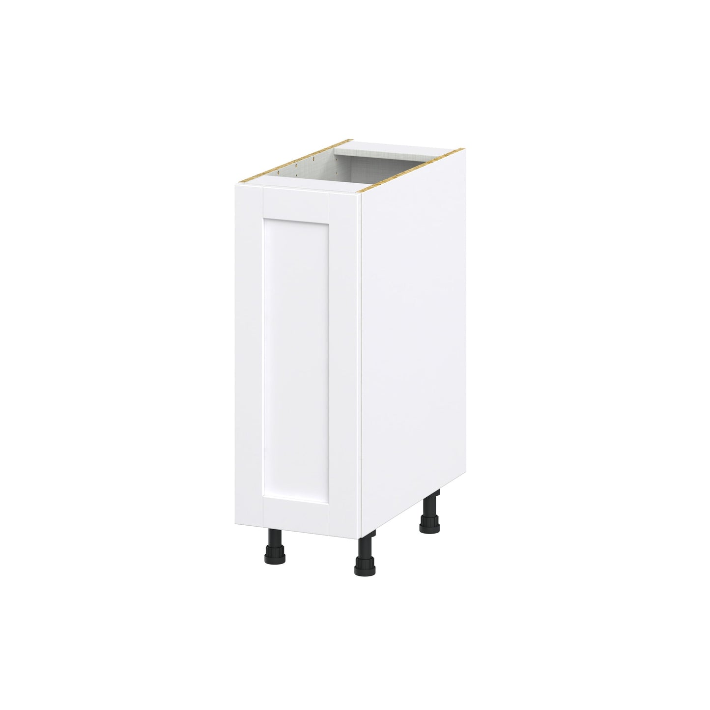 Hugo&Borg Rosemont 12-in W x 34.5-in H x 24-in D Glacier White 3-Drawers Base Fully Assembled Cabinet (Recessed Panel Shaker Style)