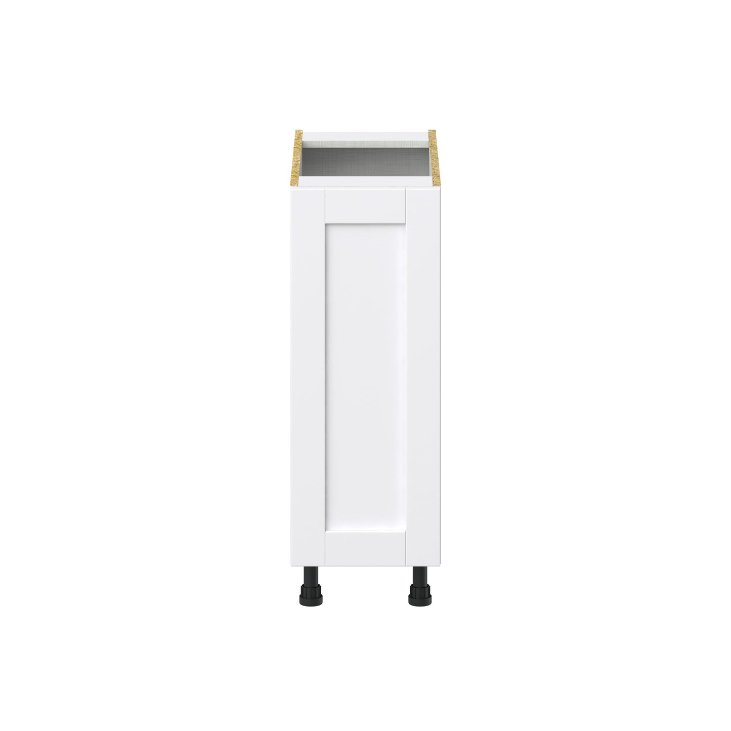 Hugo&Borg Rosemont 12-in W x 34.5-in H x 24-in D Glacier White 3-Drawers Base Fully Assembled Cabinet (Recessed Panel Shaker Style)
