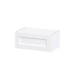 Hugo&Borg Rosemont 24-in W x 10-in H x 14-in D Glacier White Wall Fully Assembled Cabinet (Recessed Panel Shaker Door Style)