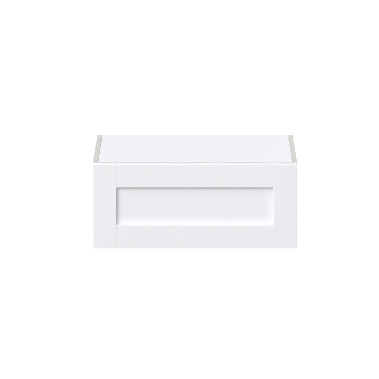 Hugo&Borg Rosemont 24-in W x 10-in H x 14-in D Glacier White Wall Fully Assembled Cabinet (Recessed Panel Shaker Door Style)