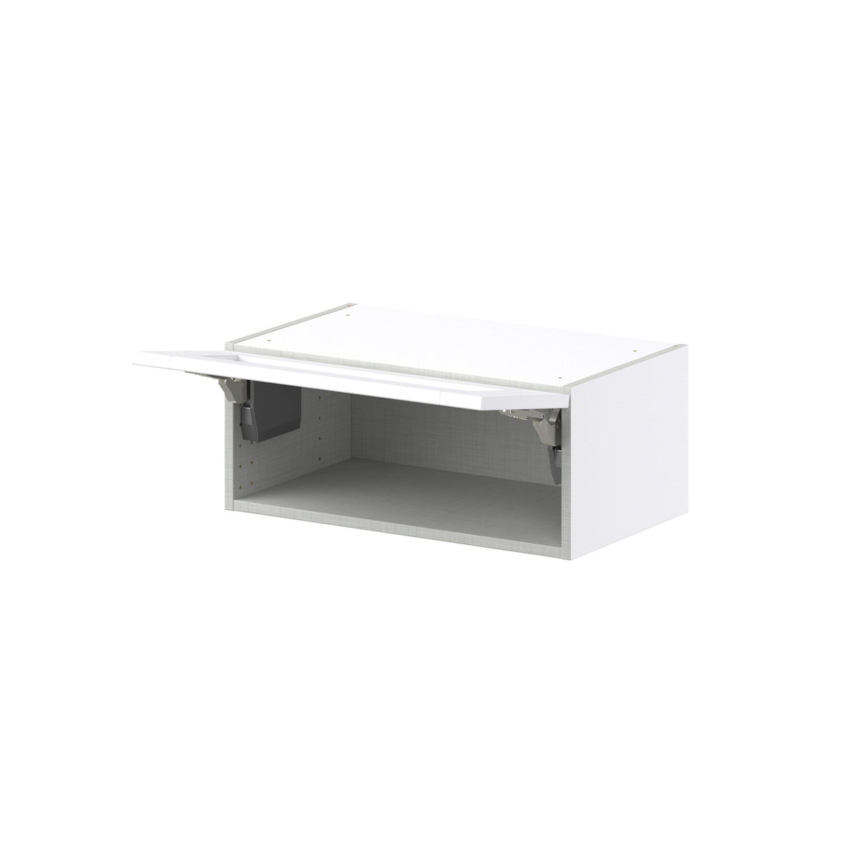Hugo&Borg Rosemont 24-in W x 10-in H x 14-in D Glacier White Wall Fully Assembled Cabinet (Recessed Panel Shaker Door Style)
