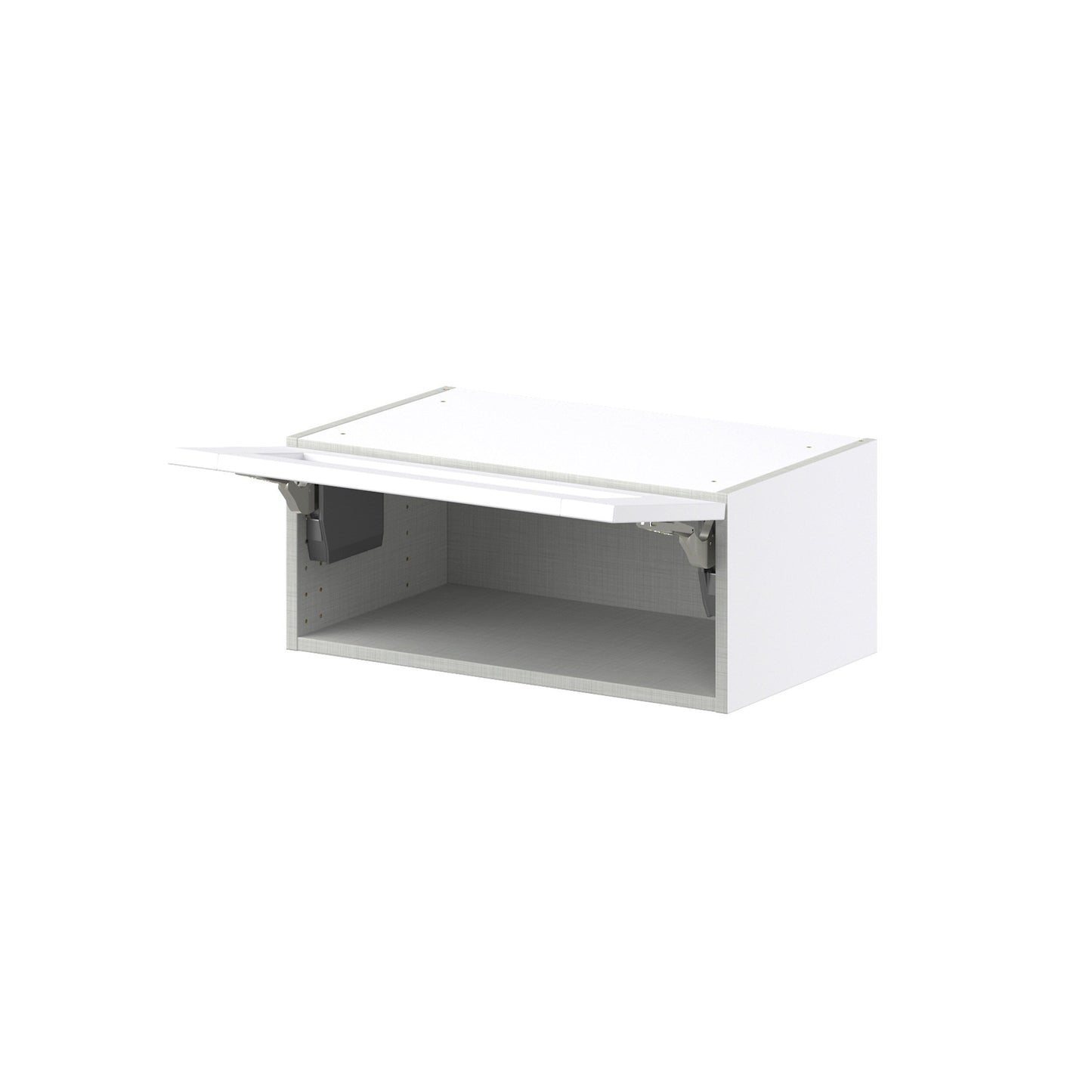 Hugo&Borg Rosemont 24-in W x 10-in H x 14-in D Glacier White Wall Fully Assembled Cabinet (Recessed Panel Shaker Door Style)