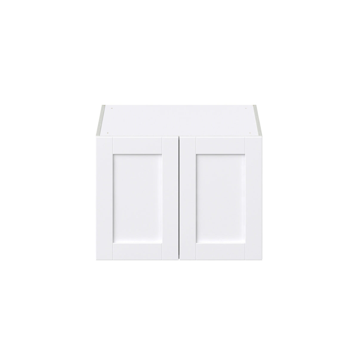 Hugo&Borg Rosemont 27-in W x 20-in H x 24-in D Glacier White Wall Fully Assembled Cabinet (Recessed Panel Shaker Door Style)