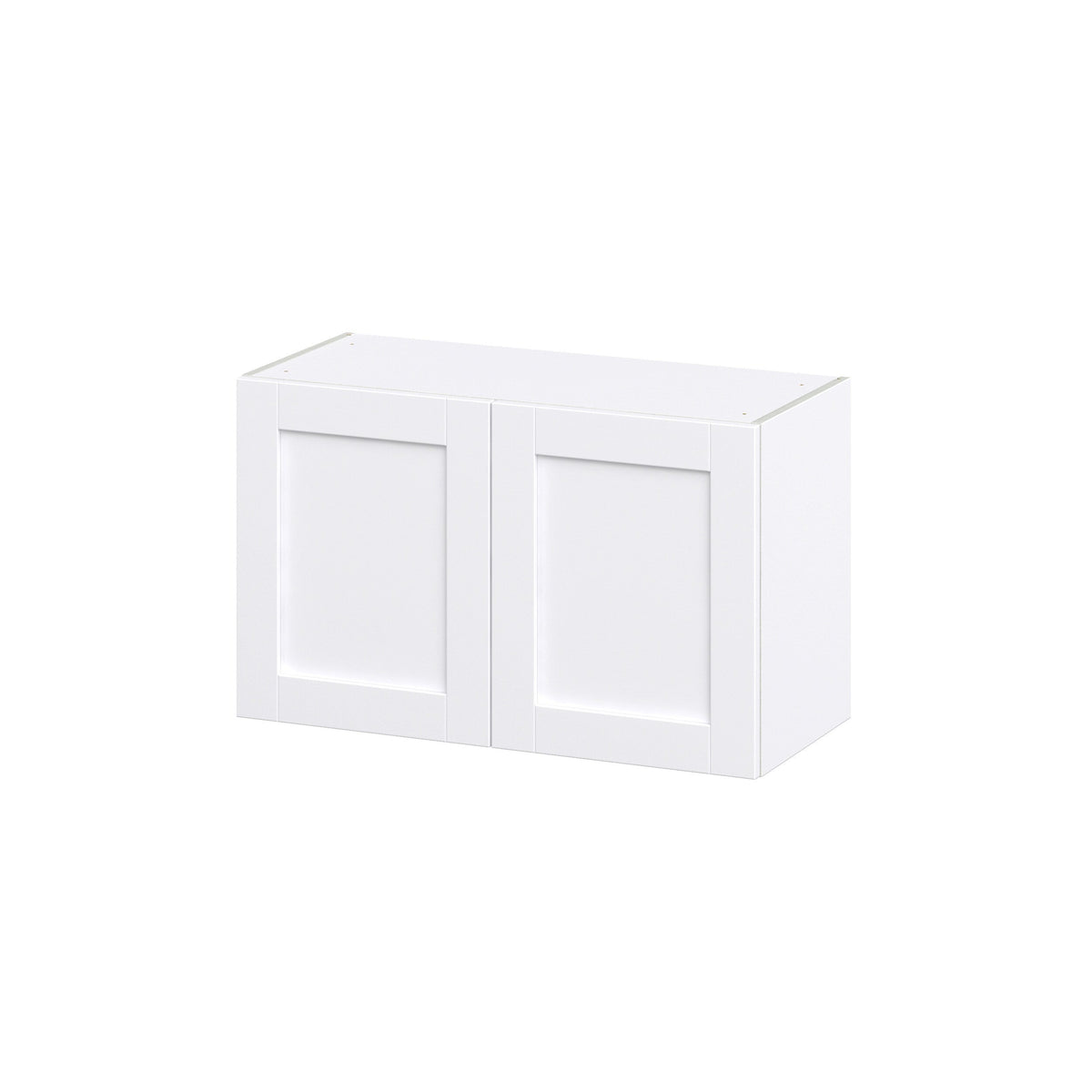 Hugo&Borg Rosemont 33-in W x 20-in H x 14-in D Glacier White Wall Fully Assembled Cabinet (Recessed Panel Shaker Door Style)