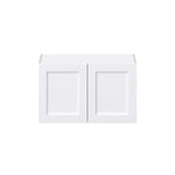 Hugo&Borg Rosemont 33-in W x 20-in H x 14-in D Glacier White Wall Fully Assembled Cabinet (Recessed Panel Shaker Door Style)