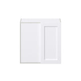 Hugo&Borg Rosemont 30-in W x 30-in H x 14-in D Glacier White Wall Fully Assembled Cabinet (Recessed Panel Shaker Door Style)