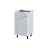 Hugo&Borg Charlesberg 18-in W x 34.5-in H x 21-in D Gray 1-Drawer Base Fully Assembled Cabinet (Recessed Panel Shaker Style)