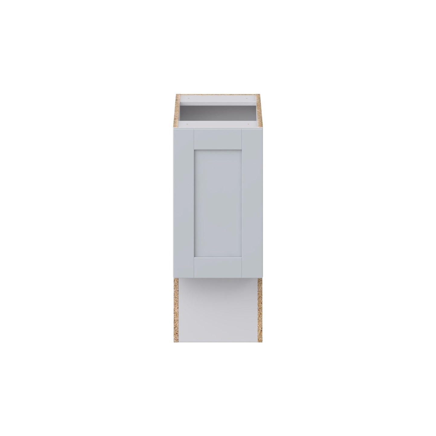 Hugo&Borg Charlesberg 12-in W x 34.5-in H x 21-in D Gray Base Fully Assembled Cabinet (Recessed Panel Shaker Door Style)