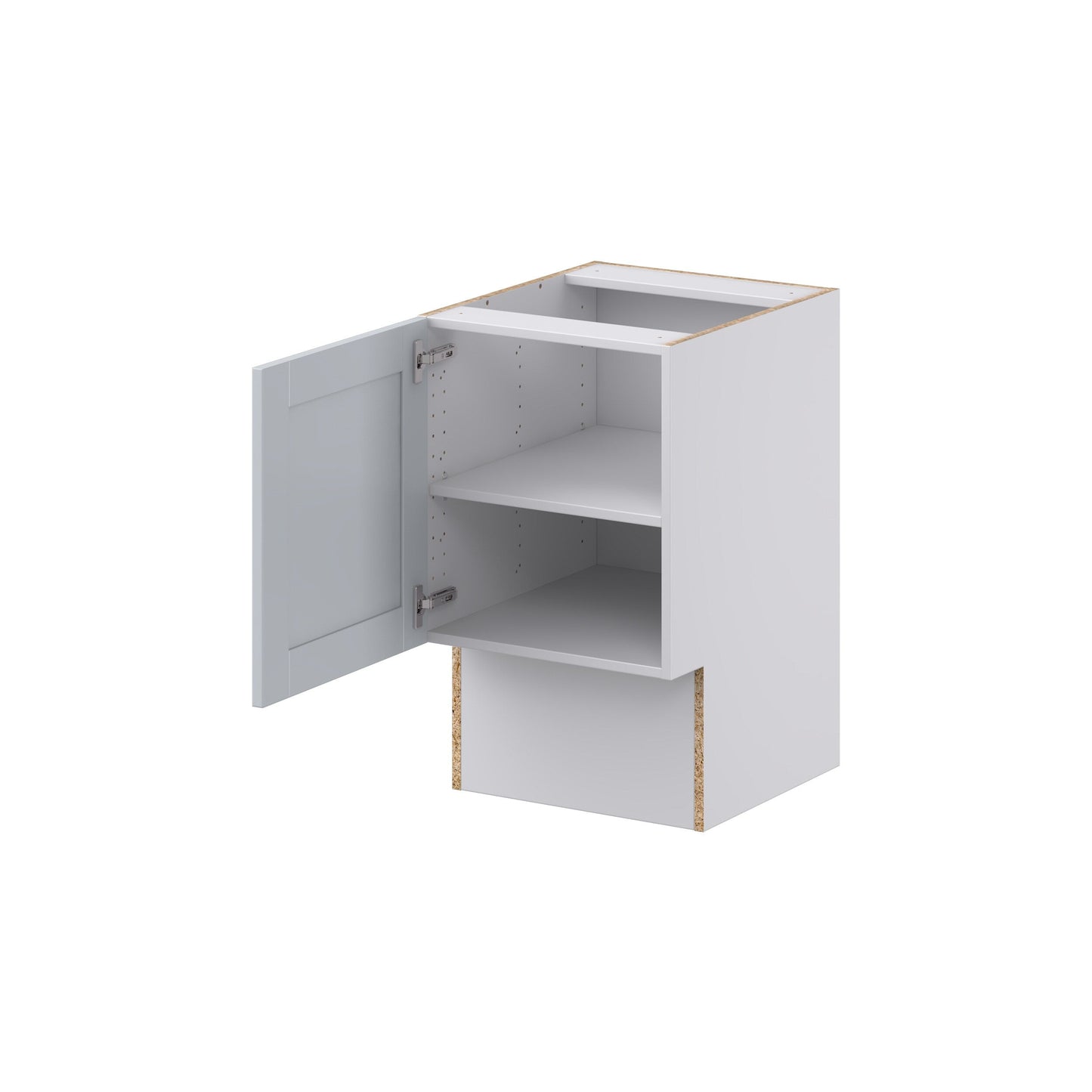 Hugo&Borg Charlesberg 18-in W x 34.5-in H x 21-in D Gray Base Fully Assembled Cabinet (Recessed Panel Shaker Door Style)