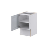 Hugo&Borg Charlesberg 18-in W x 34.5-in H x 21-in D Gray Base Fully Assembled Cabinet (Recessed Panel Shaker Door Style)