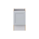 Hugo&Borg Charlesberg 18-in W x 34.5-in H x 21-in D Gray Base Fully Assembled Cabinet (Recessed Panel Shaker Door Style)