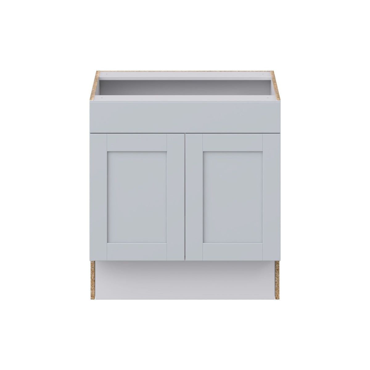 Hugo&Borg Charlesberg 30-in W x 32.5-in H x 24-in D Gray Sink Base Fully Assembled Cabinet (Recessed Panel Shaker Style)