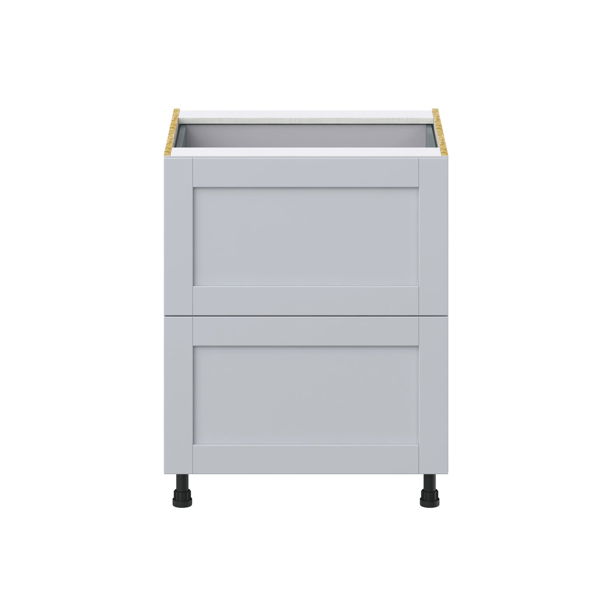 Hugo&Borg Charlesberg 27-in W x 34.5-in H x 24-in D Gray 3-Drawer Base Fully Assembled Cabinet (Recessed Panel Style)