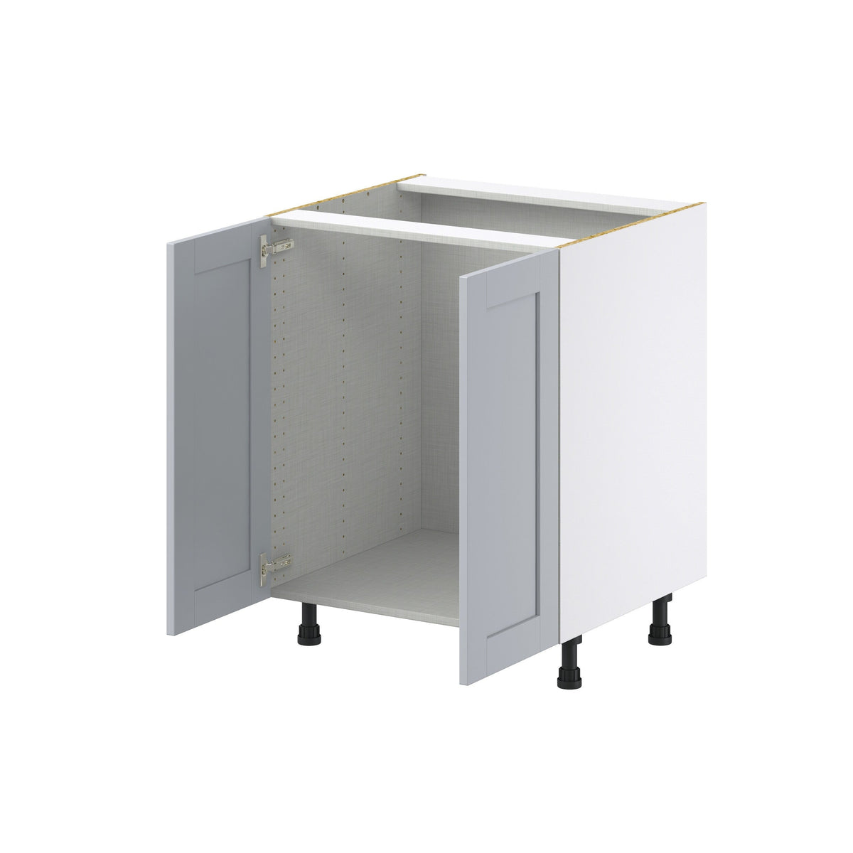 Hugo&Borg Charlesberg 27-in W x 34.5-in H x 24-in D Gray Sink Base Fully Assembled Cabinet (Recessed Panel Shaker Style)