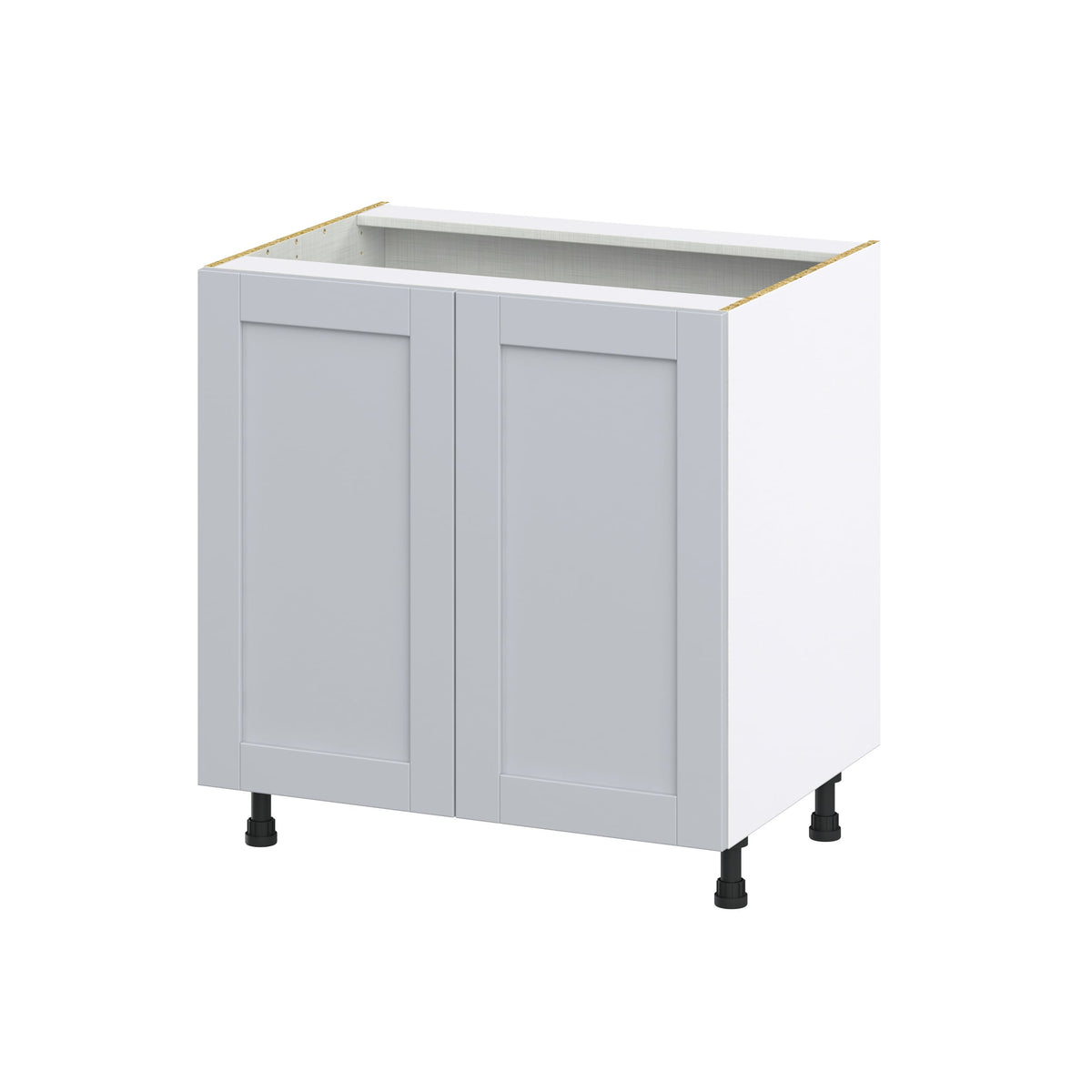 Hugo&Borg Charlesberg 33-in W x 34.5-in H x 24-in D Gray Base Fully Assembled Cabinet (Recessed Panel Shaker Door Style)