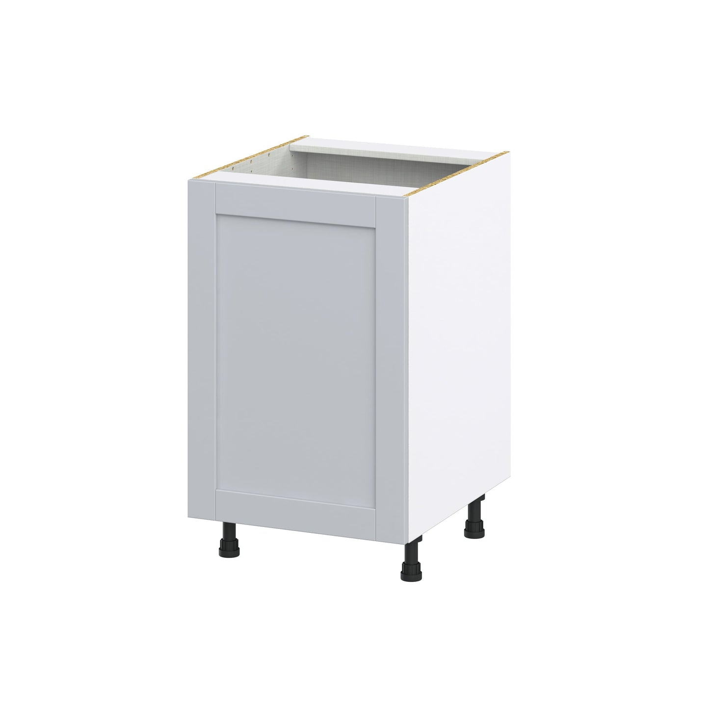 Hugo&Borg Charlesberg 21-in W x 34.5-in H x 24-in D Gray 3-Drawers Base Fully Assembled Cabinet (Recessed Panel Shaker Style)