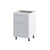 Hugo&Borg Charlesberg 21-in W x 34.5-in H x 25-in D Gray 1-Drawer Base Fully Assembled Cabinet (Recessed Panel Shaker Style)