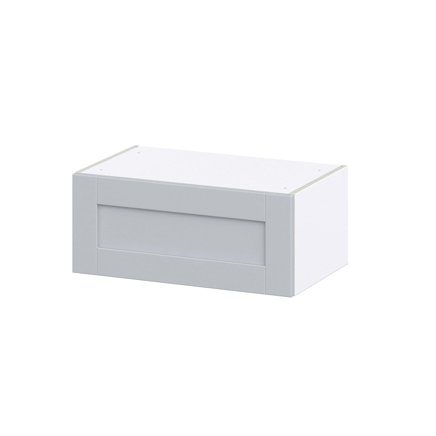 Hugo&Borg Charlesberg 24-in W x 10-in H x 14-in D Gray Wall Fully Assembled Cabinet (Recessed Panel Shaker Door Style)