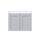 Hugo&Borg Charlesberg 27-in W x 20-in H x 14-in D Gray Wall Fully Assembled Cabinet (Recessed Panel Shaker Door Style)