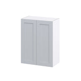 Hugo&Borg Charlesberg 27-in W x 35-in H x 14-in D Gray Wall Fully Assembled Cabinet (Recessed Panel Shaker Door Style)