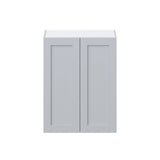 Hugo&Borg Charlesberg 27-in W x 35-in H x 14-in D Gray Wall Fully Assembled Cabinet (Recessed Panel Shaker Door Style)