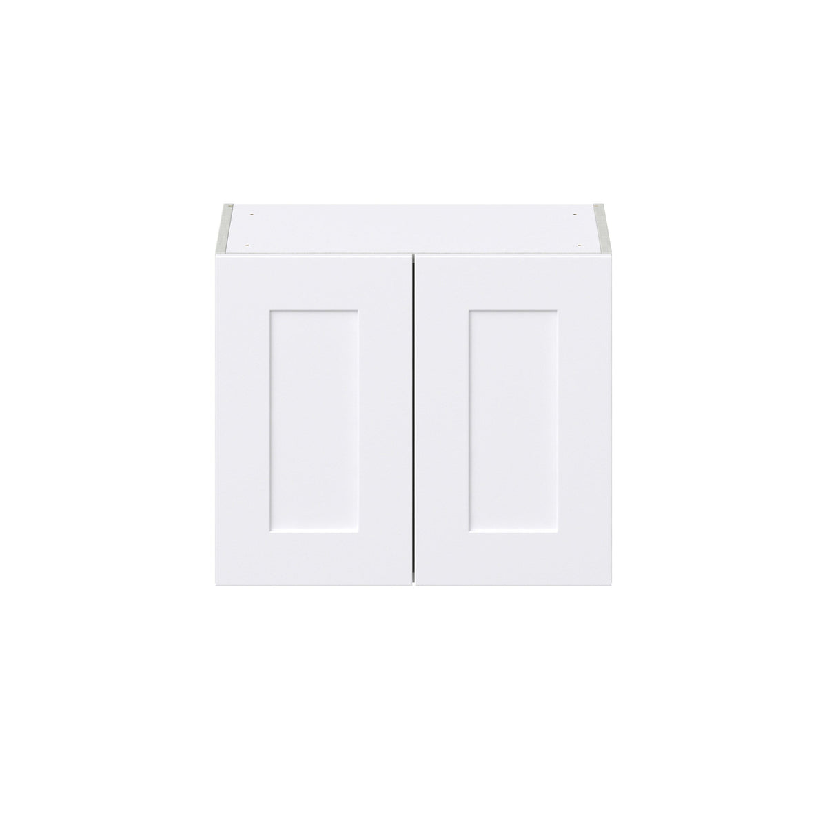Hugo&Borg Jolie 24-in W x 20-in H x 14-in D Warm White Wall Fully Assembled Cabinet (Recessed Panel Shaker Door Style)