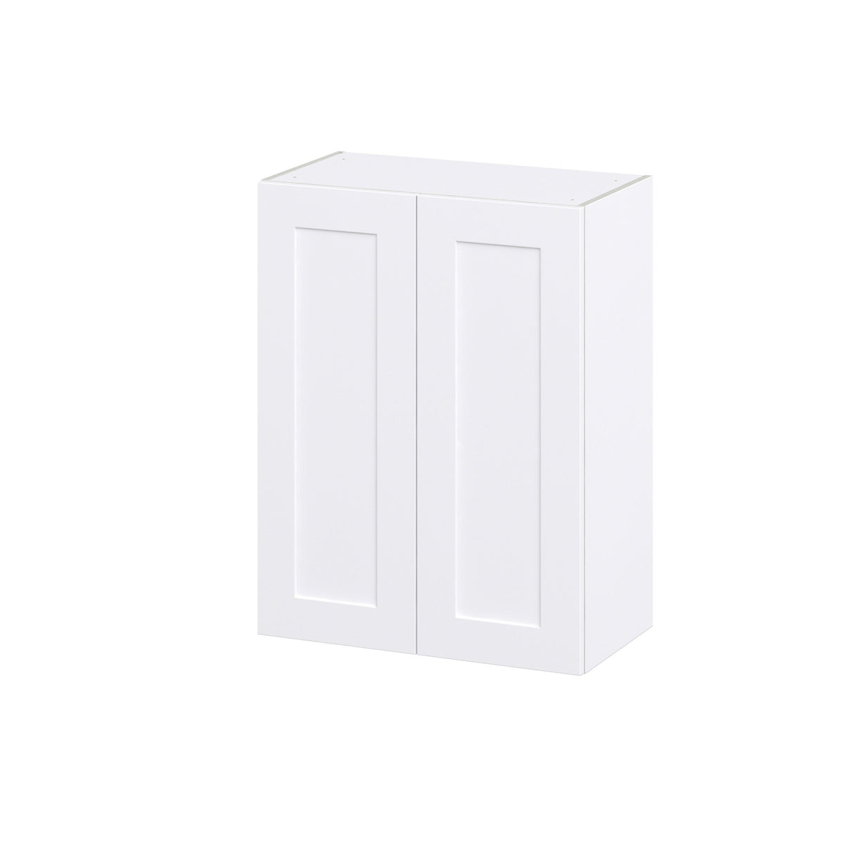 Hugo&Borg 27-in W x 35-in H x 14-in D Warm White Wall Fully Assembled Cabinet (Recessed Panel Shaker Door Style)