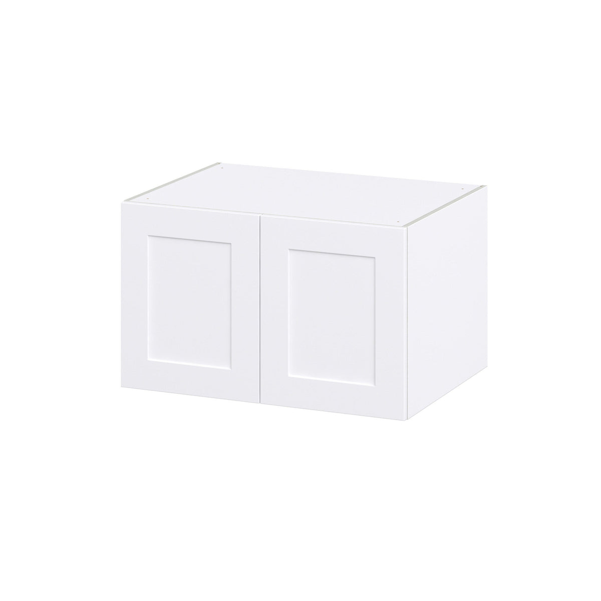 Hugo&Borg 33-in W x 20-in H x 24-in D Warm White Wall Fully Assembled Cabinet (Recessed Panel Shaker Door Style)