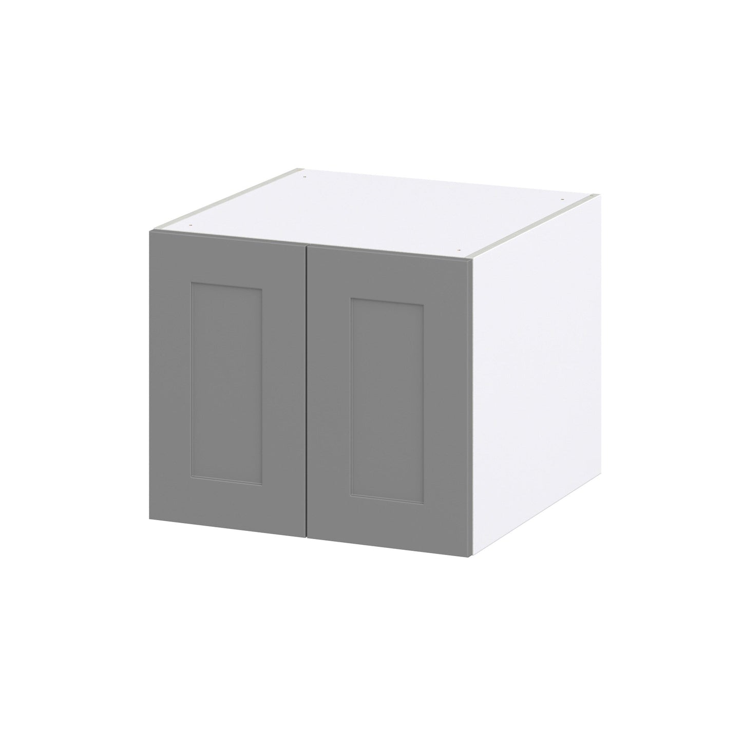 Hugo&Borg Beaumont 24-in W x 20-in H x 24-in D Slate Gray Wall Fully Assembled Cabinet (Recessed Panel Shaker Door Style)
