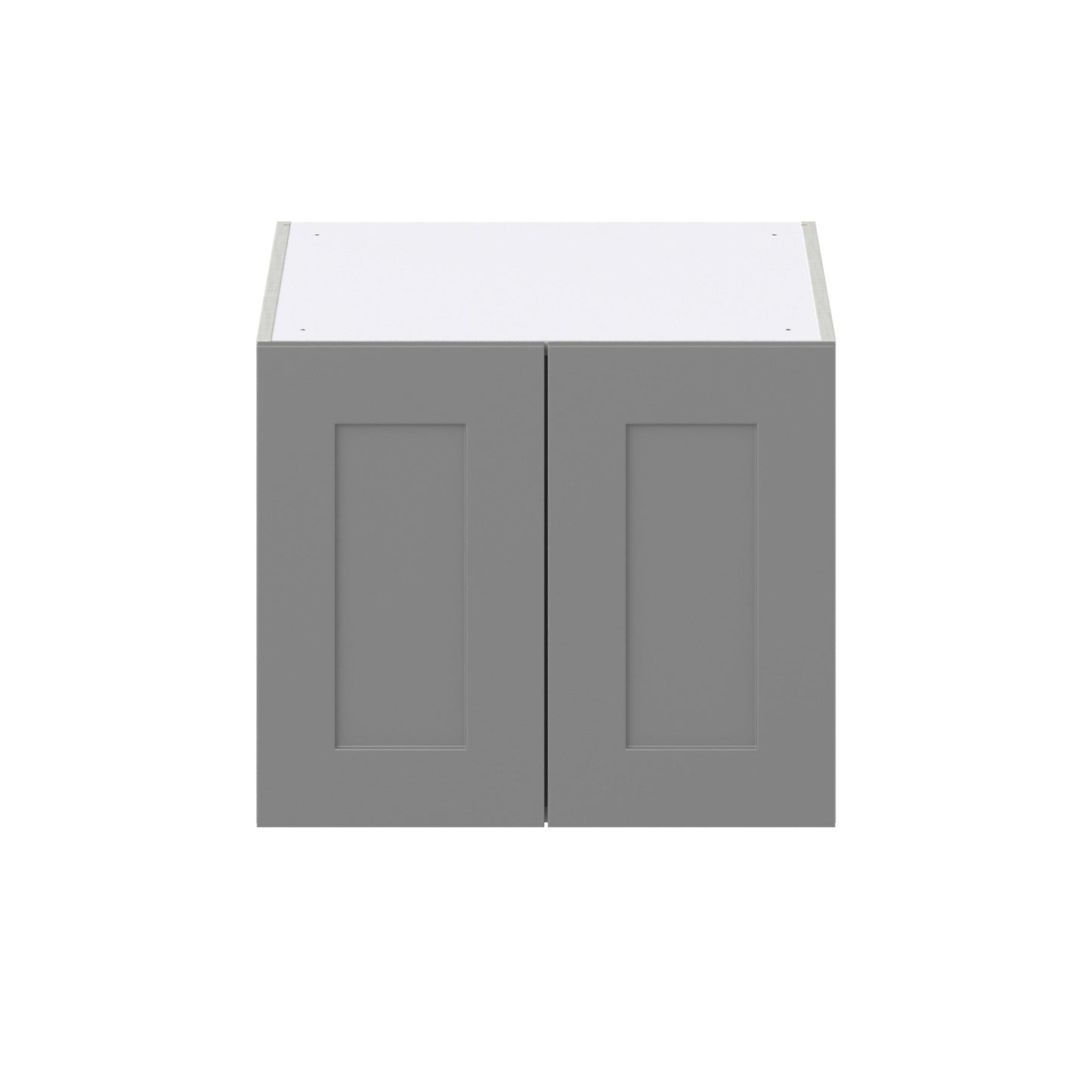 Hugo&Borg Beaumont 24-in W x 20-in H x 24-in D Slate Gray Wall Fully Assembled Cabinet (Recessed Panel Shaker Door Style)