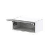 Hugo&Borg 24-in W x 10-in H x 14-in D Slate Gray Wall Fully Assembled Cabinet (Recessed Panel Shaker Door Style)