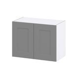 Hugo&Borg 27-in W x 20-in H x 14-in D Slate Gray Wall Fully Assembled Cabinet (Recessed Panel Shaker Door Style)