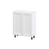 Hugo&Borg Riviera 27-in W x 34.5-in H x 14-in D Bright White Base Fully Assembled Cabinet (Recessed Panel Shaker Door Style)
