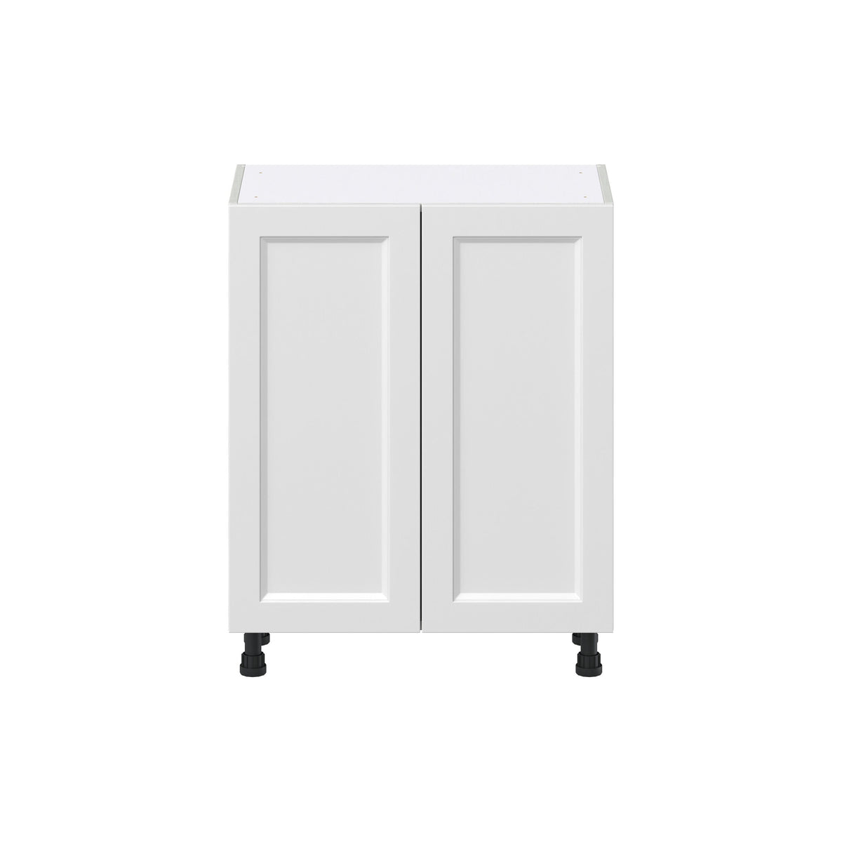 Hugo&Borg Riviera 27-in W x 34.5-in H x 14-in D Bright White Base Fully Assembled Cabinet (Recessed Panel Shaker Door Style)