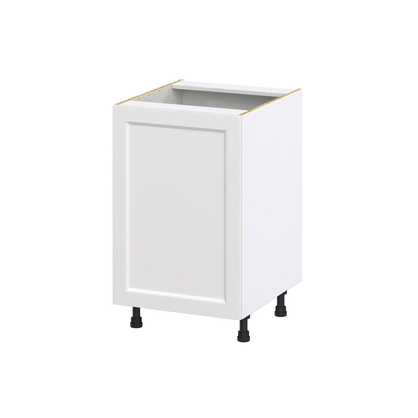 Hugo&Borg Riviera 21-in W x 34.5-in H x 24-in D Bright White 3-Drawers Base Fully Assembled Cabinet (Recessed Panel Shaker Style)