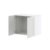 Hugo&Borg Riviera 24-in W x 20-in H x 14-in D Bright White Wall Fully Assembled Cabinet (Recessed Panel Shaker Door Style)