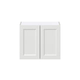 Hugo&Borg Riviera 24-in W x 20-in H x 14-in D Bright White Wall Fully Assembled Cabinet (Recessed Panel Shaker Door Style)