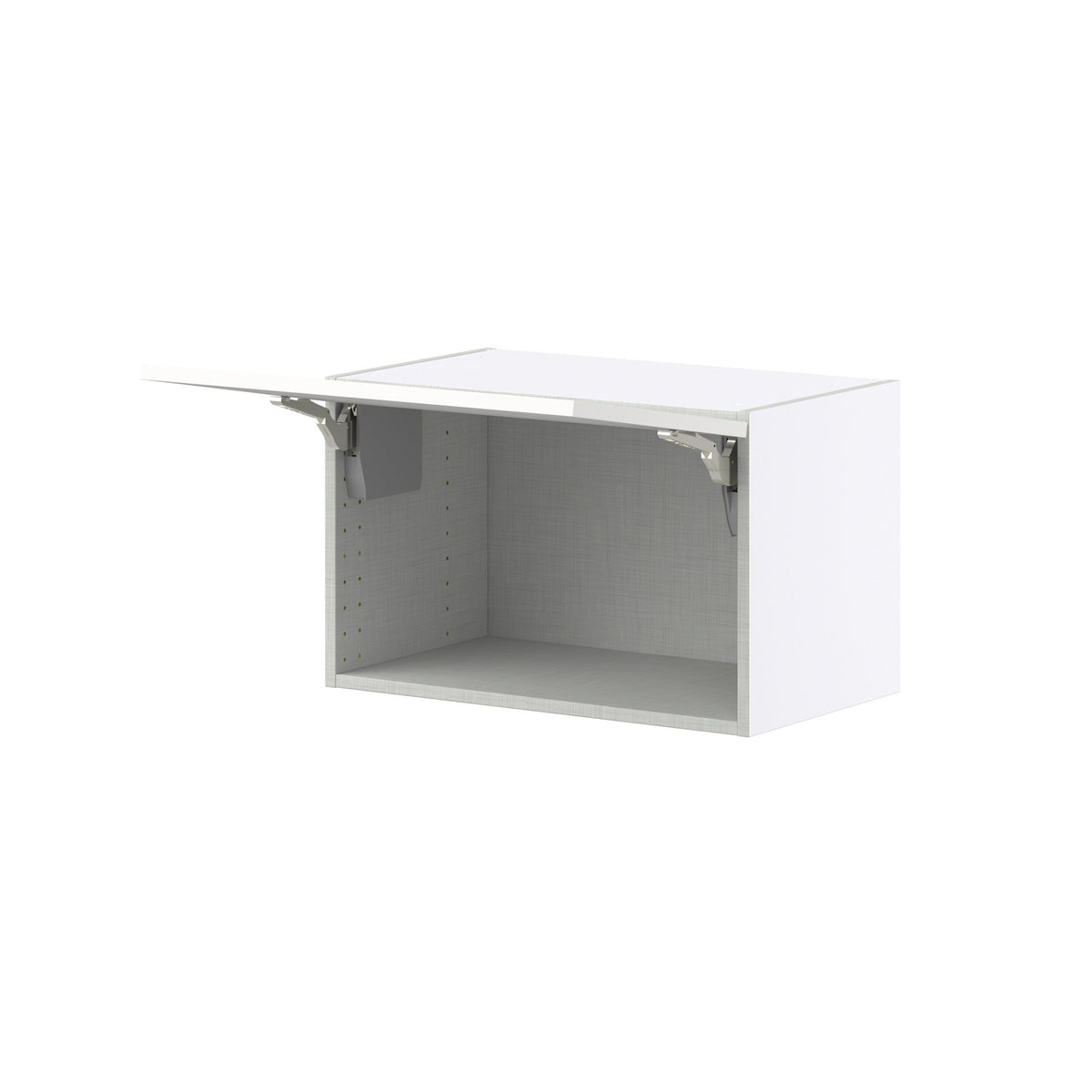 Hugo&Borg Riviera 24-in W x 15-in H x 14-in D Bright White Wall Fully Assembled Cabinet (Recessed Panel Shaker Door Style)