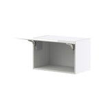 Hugo&Borg Riviera 24-in W x 15-in H x 14-in D Bright White Wall Fully Assembled Cabinet (Recessed Panel Shaker Door Style)