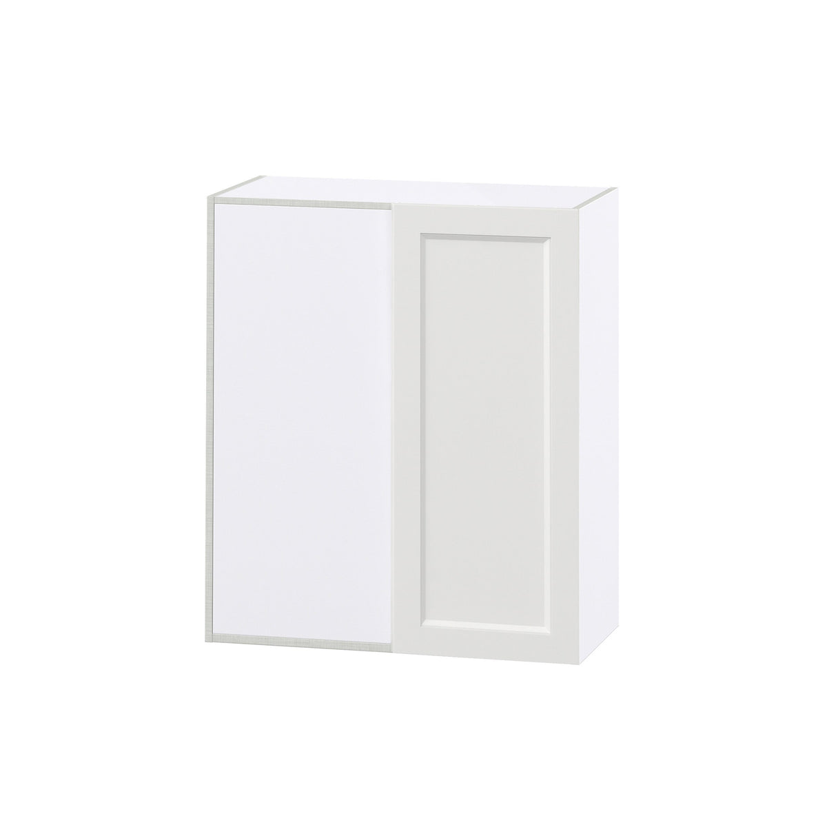 Hugo&Borg Riviera 30-in W x 35-in H x 14-in D Bright White Wall Fully Assembled Cabinet (Recessed Panel Shaker Door Style)