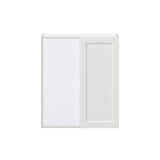 Hugo&Borg Riviera 30-in W x 35-in H x 14-in D Bright White Wall Fully Assembled Cabinet (Recessed Panel Shaker Door Style)