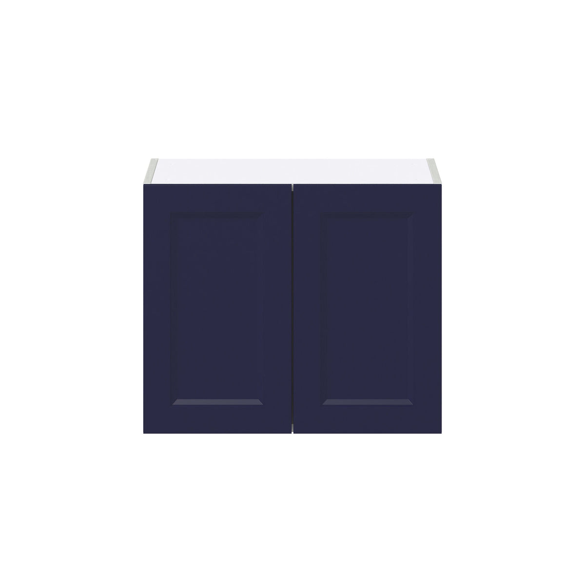 Hugo&Borg Lorette 24-in W x 20-in H x 14-in D Navy Blue Wall Fully Assembled Cabinet (Recessed Panel Shaker Door Style)